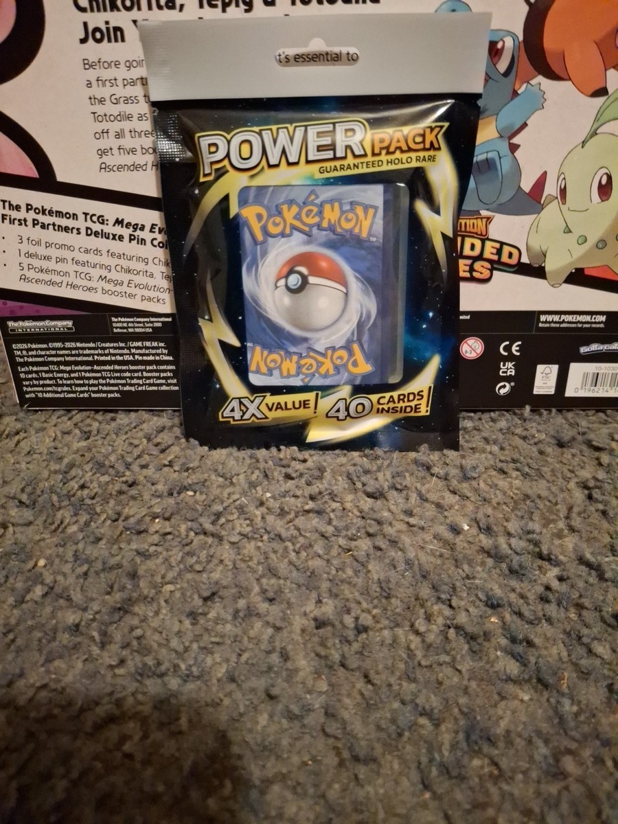 Pokemon Cards Rare Power Pack Guaranteed Powerful Holo Rare 40 cards in the pack Pokemon Cards Rare Power Pack Guaranteed Powerful Holo Rare 40 cards in the pack