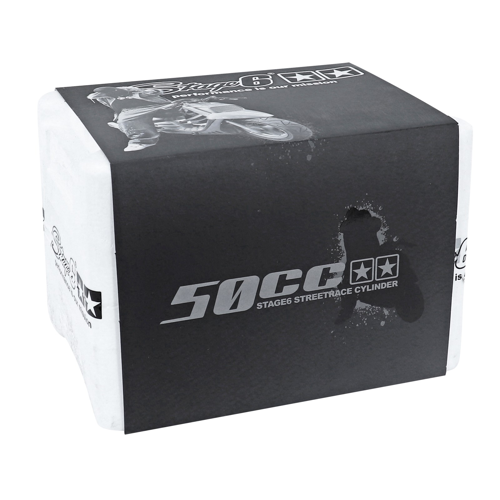 Cylindre piston Stage6 Streetrace fonte Piaggio Zip 50 2t Typhoon Liberty AC