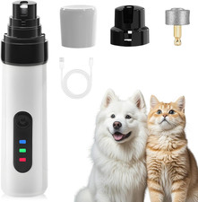 Silent Groom Pro Nail Grinder,2025 Upgraded Dog Nail Trimmer,Rechargeable USB Ch