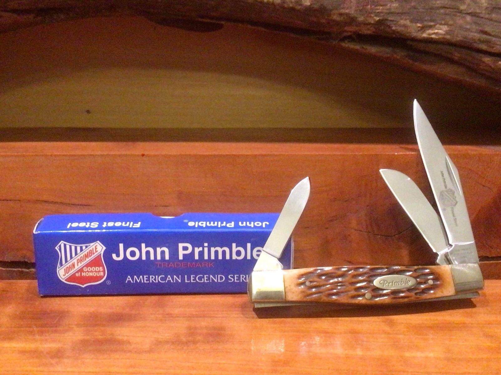John Primble JP30 0076B American Legend Series 4" Stockman Pocket Knife - NIB