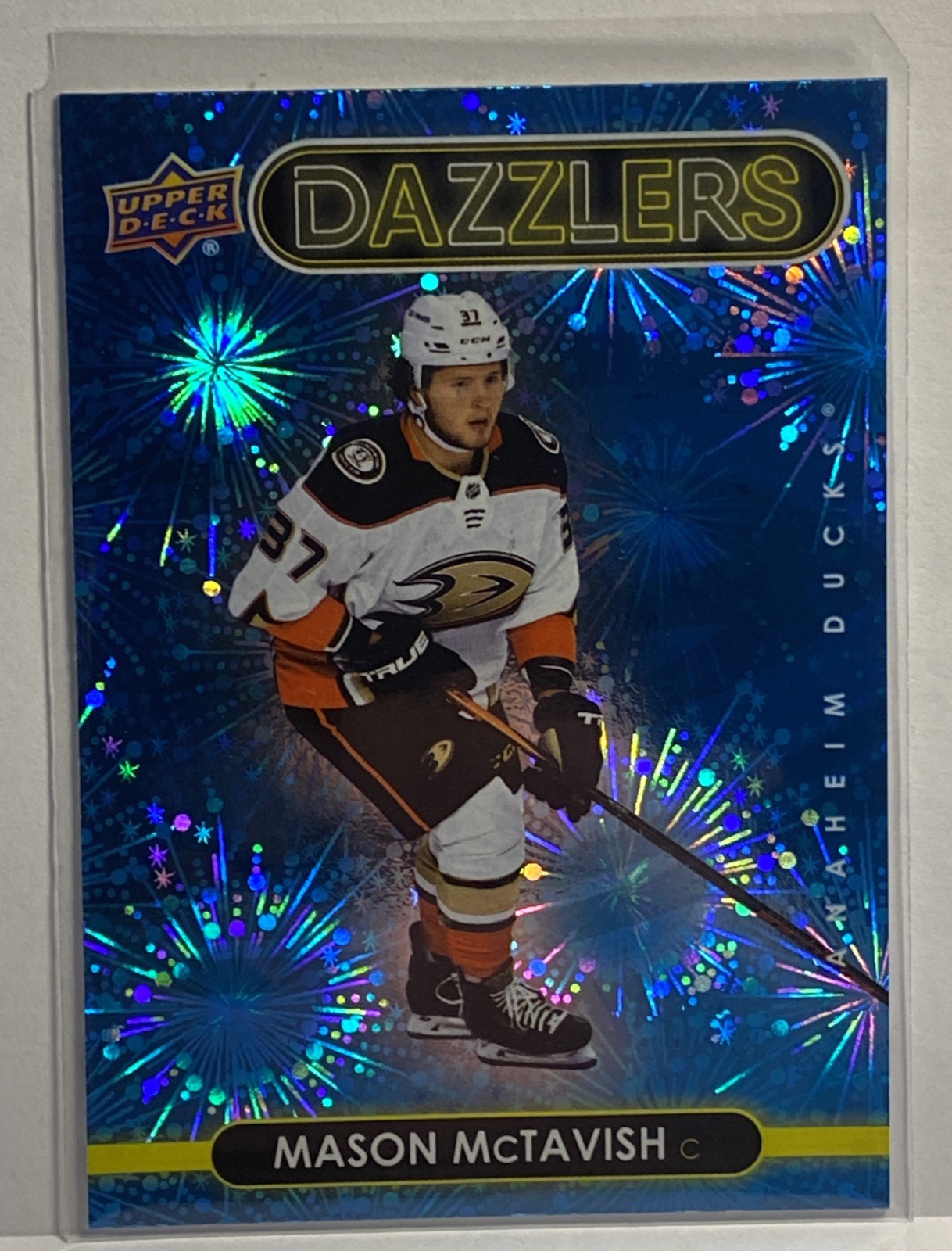 2021-22 Upper Deck Series 2 - Dazzlers Mason McTavish #DZ-51 Blue (RC)