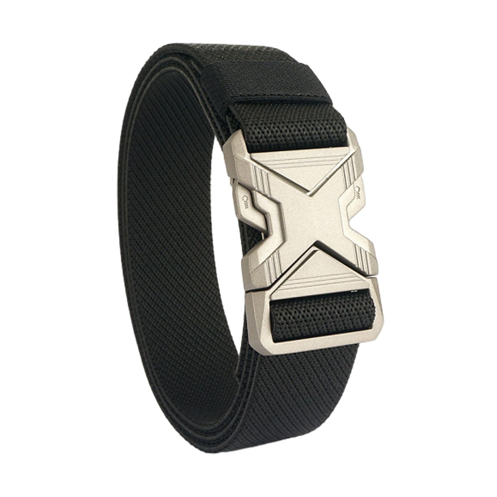 Men's Elastic Duty Work Belt 1.34" Wide Quick Release Stretch Riggers