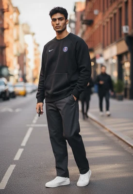 Nike Paris Saint Germain PSG Sweatshirt Herren M Schwarz Pullover Football Gr. M - Bild 1 von 4