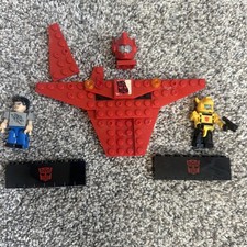 Transformers Kre-o Autobots Bumble Bee Mini Figure & Logo Pieces From A Set