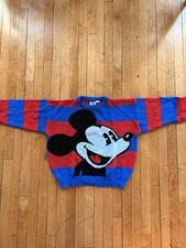 Vintage Mickey Mouse Knit Sweater Size S Mickey  Co.