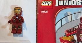 Lego 10721 Set Iron Man Juniors IRONMAN Minifigure w/Instructions No Box