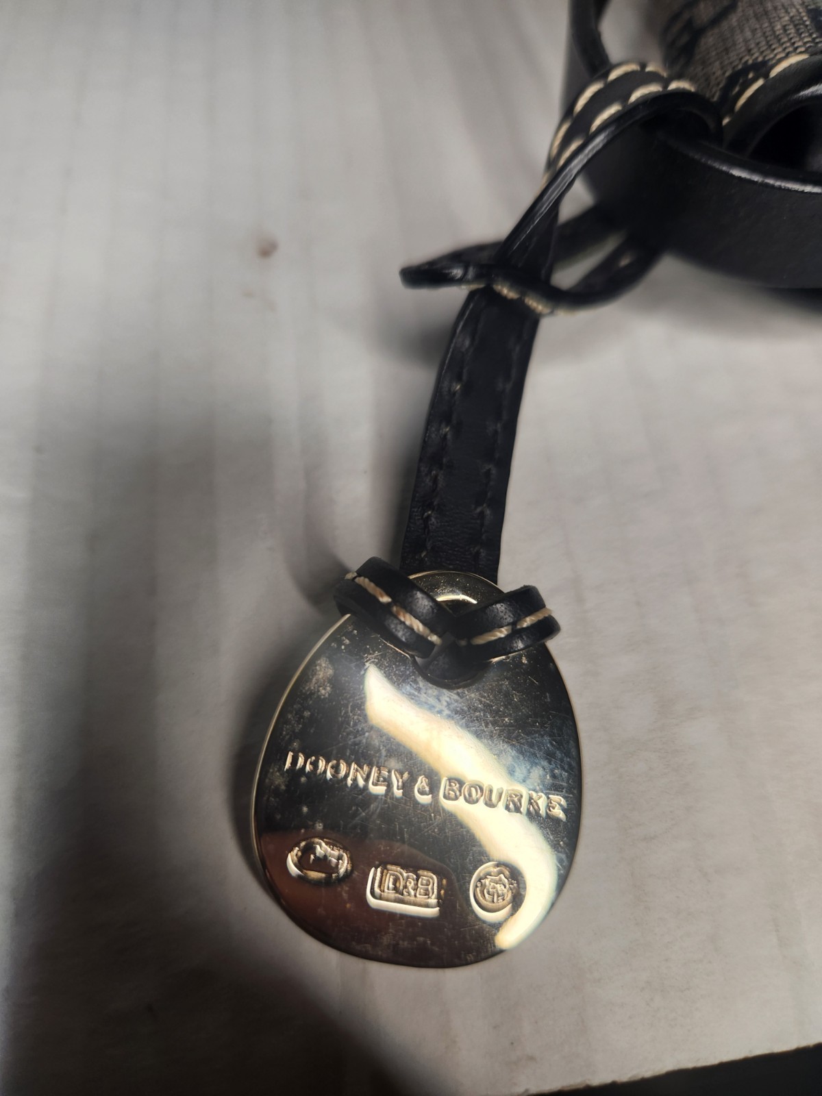 Authentic Dooney Bourke Mini Square Crossbody Fla… - image 3