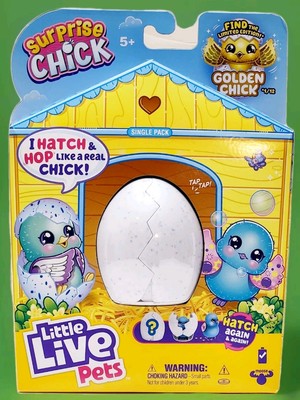 Little Live Pets Surprise Chick I Hatch & Hop Like A Real Chick Single Pk Age 5+