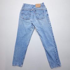 Vintage Levi's 550 Relaxed Tapered Jeans Womens 8 Mis Blue 90's Y2K High Rise
