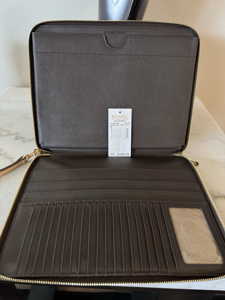 Michael Kors Tablet MLT FUNT Case Brown - Image 3 of 3