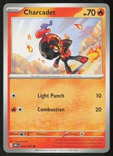 Charcadet 043/197 Common Obsidian Flames Pokemon Near Mint