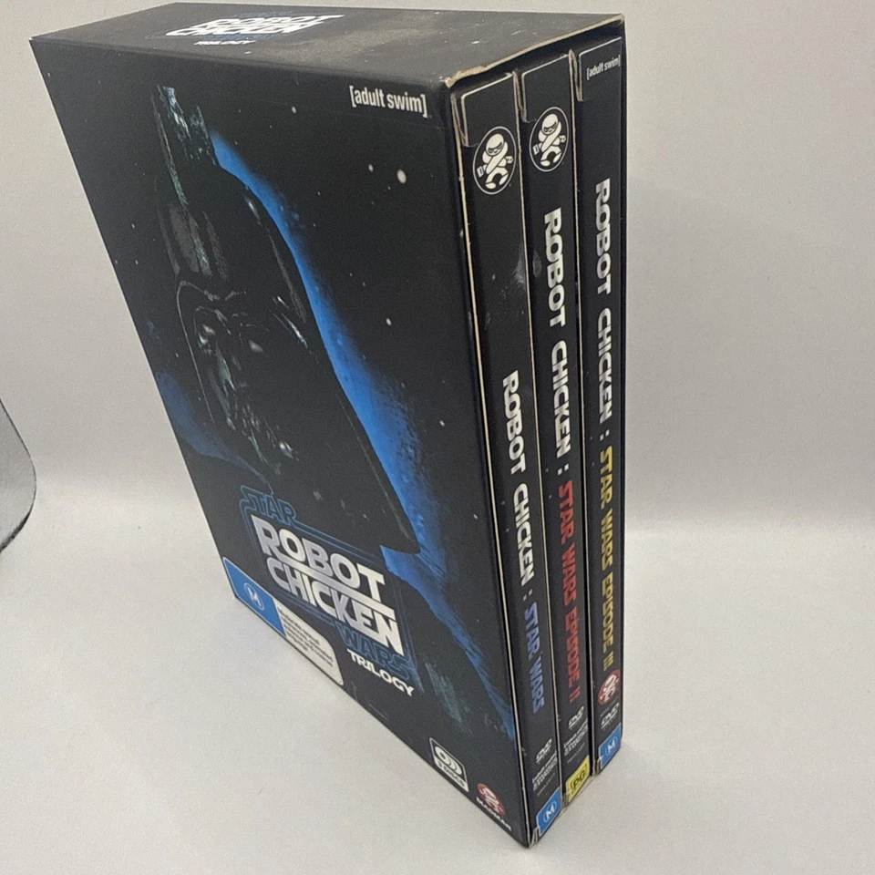 Robot Chicken Star Wars Trilogy Box Set Region 4 Comedy DVD x3 As New - Image 3 of 4
