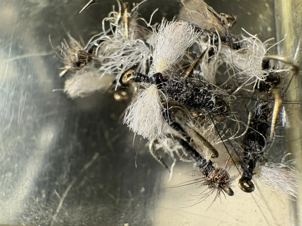 45 moscas pequeñas con caja Myran Fly Foto 4 de 4