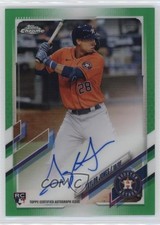2021 Topps Chrome Rookie Green Refractor 97/99 Taylor Jones #RA-TJ Auto 0j06