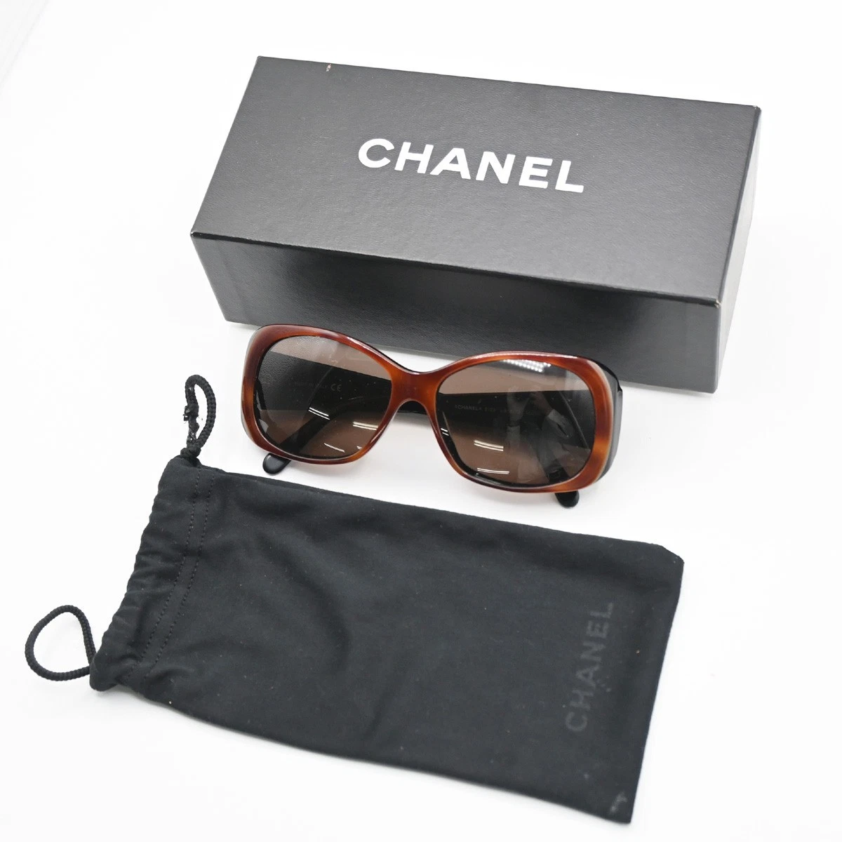 CHANEL Flower Brown Sunglasses for Women for sale | eBay