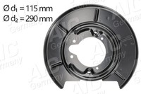Spritzblech Bremsscheibe AIC 56246 Stahlblech FüR BMW 3Er E30 Z3 Roadster E36