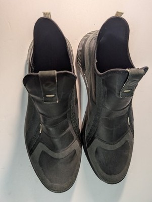 ECCO ST.1 Black Slip On Mid Sneakers Boots Mens Size 11-11.5 US 45 EU Phorene