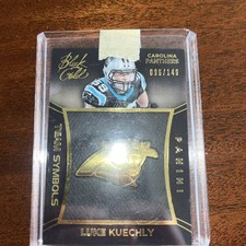 2014 Panini Black And Gold Luke Kuechly Gold Team Symbols 96/149