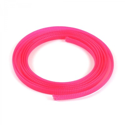 3/8'' Neon Pink Ultra Wrap Wire Loom - 10 Feet