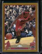 2003-04 Topps Chrome #55 Ricky Davis Gold Refractor #/99