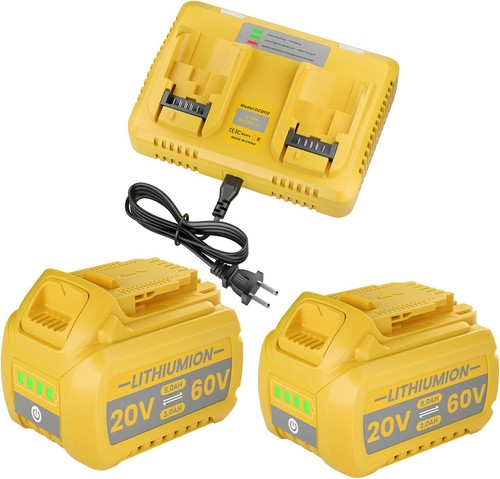9.0Ah Dewalt FLEXVOLT Battery & Charger - Compatible With 20V/60V MAX Tools (DCB609/DCB606)