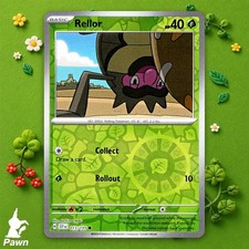 Rellor Reverse Holo 13/191 Surging Sparks Common Pokemon TCG Card Raw Near Mint