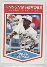 2004 Fleer Platinum Unsung Heroes Angel Berroa #168 5x8