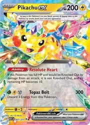 Pikachu ex 057/217 Ascended Heroes Double Rare