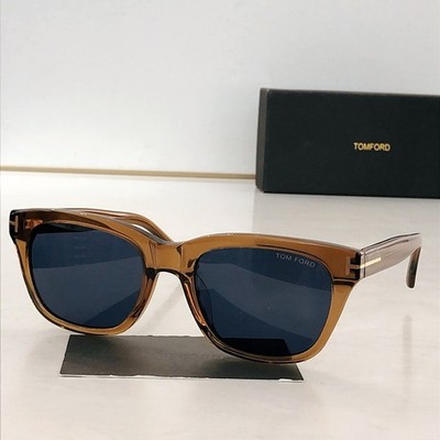 Tom Ford Snowdon TF0237 Unisex Sunglasses Brown Frame Blue Lens 52