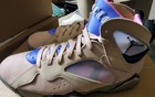 Jordan Air Jordan 7 Retro SE Sapphire Cushioned High Top Pink Blue Gray Sneakers — photo 4