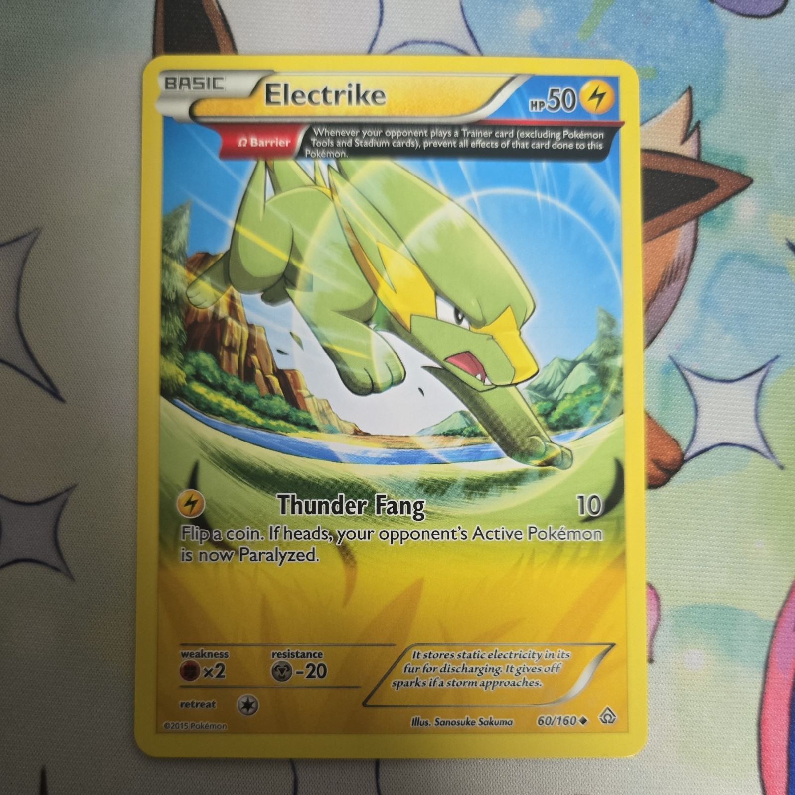 Electrike (Omega) - 60/160 - Primal Clash - Pokemon TCG - LP - Regular Uncommon
