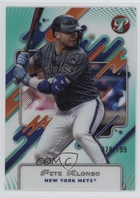 2025 Topps Pristine Aqua Pristine Pulsar Refractor /199 Pete Alonso #115 19n6