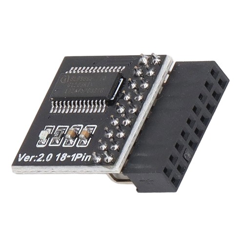 Schwarzes TPM2.0 Sicherheitsmodul 18pin Für Motherboard LPC Karte Fü UB - Afbeelding 21 van 24
