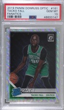 2019 Donruss Optic Fanatics Box Set Wave Prizm Tacko Fall #161 PSA 10 GEM MT g6p