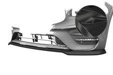 Cup Spoiler Lippe Front Carbon Look für Mercedes-Benz GLB X247 CSL884-C Cup Spoiler Lippe Front Carbon Look für Mercedes-Benz GLB X247 CSL884-C