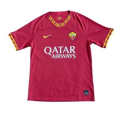 Nike AS Roma 2019/20 Home Football Kit (M) | eBay