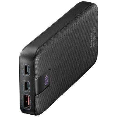 Hama Powerbank 20000 mAh USB PD 3.0, Quick Charge 3.0 LiPo Anthrazit