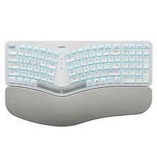 Nulea RT05 Wireless Ergonomic Keyboard, Split Keyboard with Wrist Rest, USB-C...