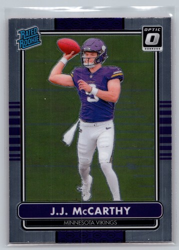 2024 Donruss Optic #10 J.J. McCarthy 2014 Retro Series