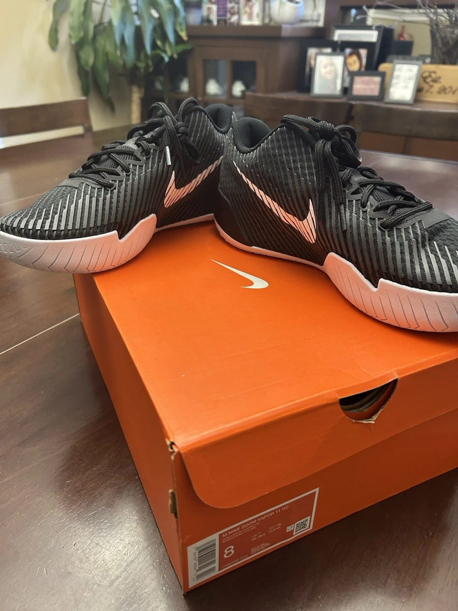NikeCourt Air Zoom Vapor 11 HC Black White for Sale | Authenticity