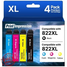 Epson 822XL Ink Cartridges Combo Pack WF-3820