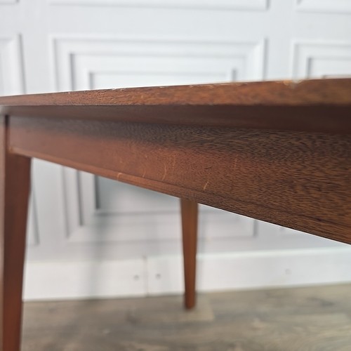 Vintage Wood Danish Inspired Coffee Table - Atomic Sputnik Mid-Century Teak - Picture 11 of 24