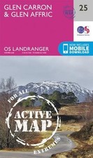 Glen Carron & Glen Affric by Ordnance Survey Folded Book