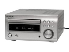 DENON RCD-M41 CD Receiver Silver Bluetooth Tested Working w/ Cable Japan