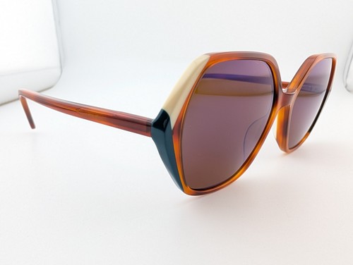 Wittnauer Eyeglasses, Frames Only, Estelle, 53-16-140, Plastic, Nutmeg,Hexagonal - Picture 6 of 19