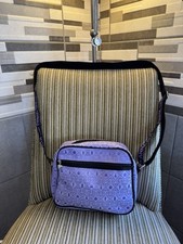 ANNA SUI Shoulder bag with Heart ❤️ Purple Crossbody Bag Excellent Condition 