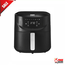 bella PRO - 8-qt. Touchscreen Air Fryer with Divided Basket - Matte Black Color