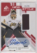 2021 SP Game Used CHL Edition New Style Jersey 11/25 Benjamin Gaudreau Auto 0f5t