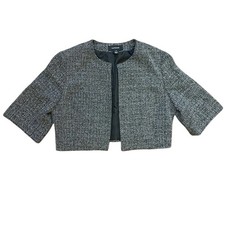R&M Richards tweed Bolero crop 10 Open Cardig...