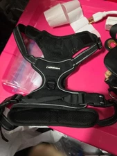 Rabbitgoo Dog Harness No-Pull Pet Harness with 2 Leash Clips,  XL Black